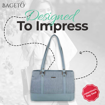 Textured Blue Tote BA-11