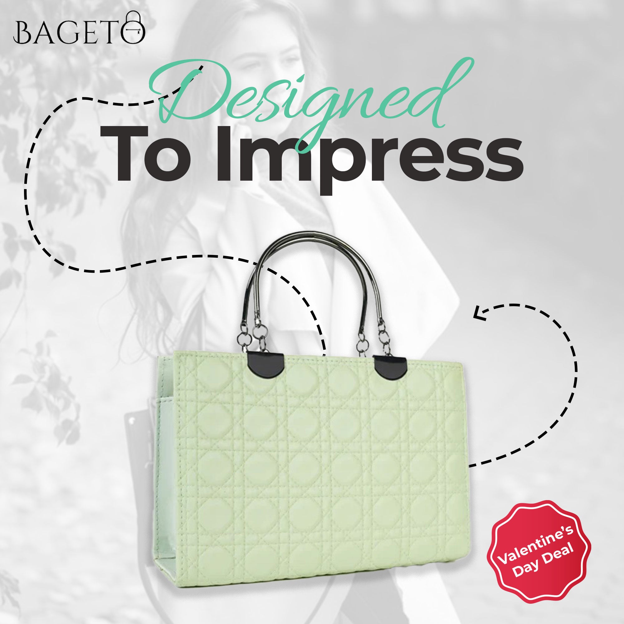 Chic Green Tote  BA-06