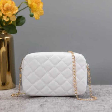 Mini Malist Quilted Chain Crossbody Bag