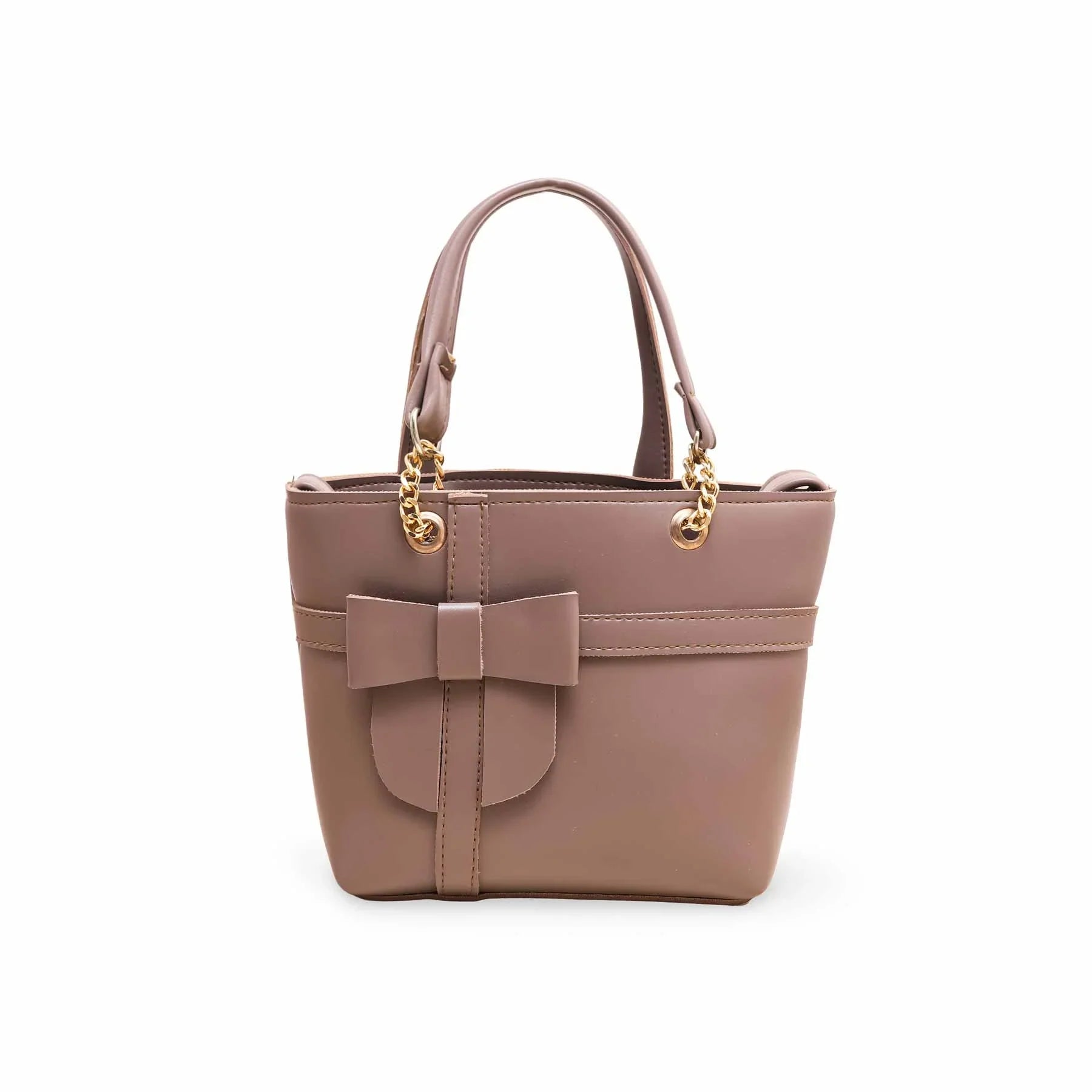 Beige Formal Shoulder Bag