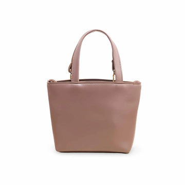 Beige Formal Shoulder Bag